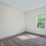 Carpeted bedroom
