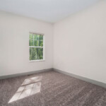 Carpeted bedroom