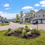 landscaping near townhomes